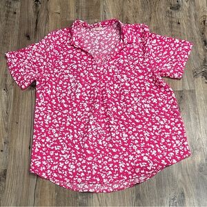 Jodifl Pink & White Women's Top